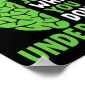 メンタルヘルス認識度は自分が何をしていないかを判断しない ポスター (角)