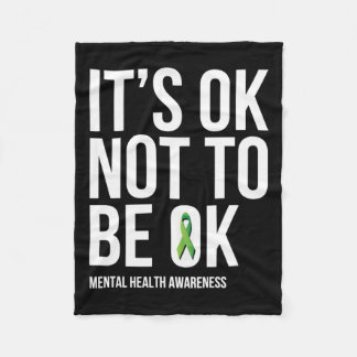 メンタルヘルス認識度はOk フリースブランケット
