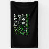 メンタルヘルス認識度はOk 横断幕 (縦)