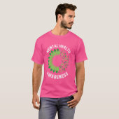 メンタルヘルス認識度ひまわり Tシャツ (正面フル)