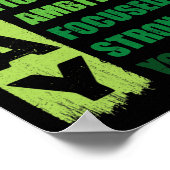 メンタルヘルス認識度アパレルコティーメンズメンズウィメンズ ポスター (角)