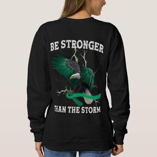 メンタルヘルス認識度イーグルスティグマを破る スウェットシャツ (裏面)