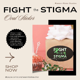 メンタルヘルス認識度オーバルシール 楕円形シール