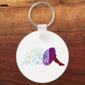 メンタルヘルス認識度キーチェーン キーホルダー (正面)