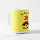 メンタルヘルス認識度コーヒーマグをサポート コーヒーマグカップ (正面左)