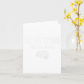 メンタルヘルス認識度シャツ – グリーンエンドThe Stig カード (黄色い花)