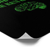 メンタルヘルス認識度シャツ – グリーンエンドThe Stig ポスター (角)