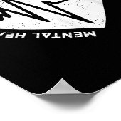 メンタルヘルス認識度スティグマハートGreと戦う ポスター (角)