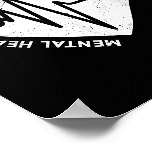 メンタルヘルス認識度スティグマハートGreと戦う ポスター (角)