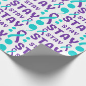 メンタルヘルス認識度ステイラッピング ラッピングペーパー (角)