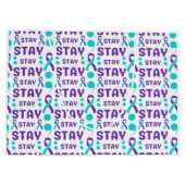 メンタルヘルス認識度ステイラッピング ラージペーパーバッグ (裏面)