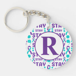 メンタルヘルス認識度ステーパーソナライズされたシ キーホルダー