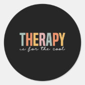メンタルヘルス認識度セラピーはカッコいい、 ラウンドシール (正面)