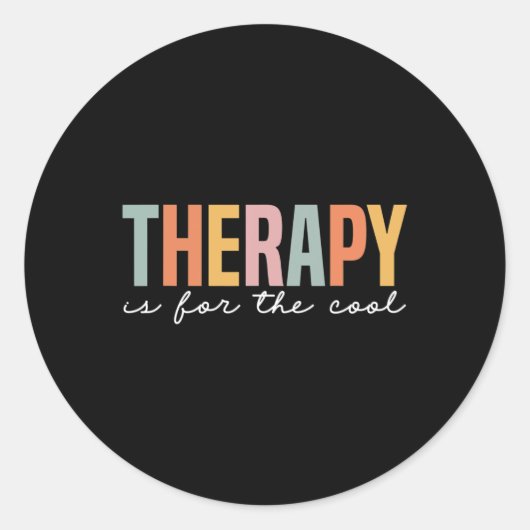 メンタルヘルス認識度セラピーはカッコいい、 ラウンドシール (正面)