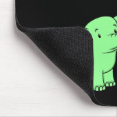 メンタルヘルス認識度ゾウハートサポーター マウスパッド (コーナー)