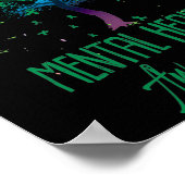 メンタルヘルス認識度ツリーリボンサポーター ポスター (角)