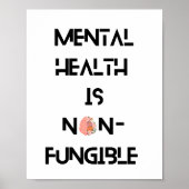 メンタルヘルス認識度ポスタープリント ポスター (正面)