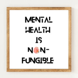 メンタルヘルス認識度ポスタープリント ポスター