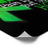 メンタルヘルス認識度メンタルヘルスリボン ポスター (角)