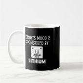 メンタルヘルス認識度引用文Teeリチウム要素 コーヒーマグカップ (左)