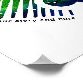 メンタルヘルス認識度月のギフト ポスター (角)