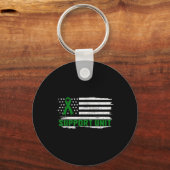 メンタルヘルス認識度月サポートユニットグリーンR キーホルダー (正面)