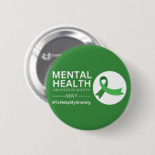 メンタルヘルス認識度月2023 |不安 缶バッジ (正面&裏面)