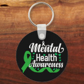 メンタルヘルス認識度月 キーホルダー (正面)