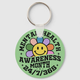 メンタルヘルス認識度月 キーホルダー