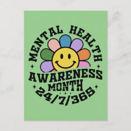 メンタルヘルス認識度月 シーズンポストカード