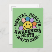 メンタルヘルス認識度月 シーズンポストカード (正面/裏面)
