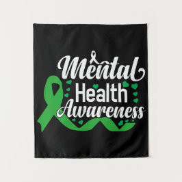メンタルヘルス認識度月 タペストリー