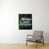 メンタルヘルス認識度月 タペストリー (インサイチュ)