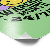 メンタルヘルス認識度月 フォトプリント            (角)