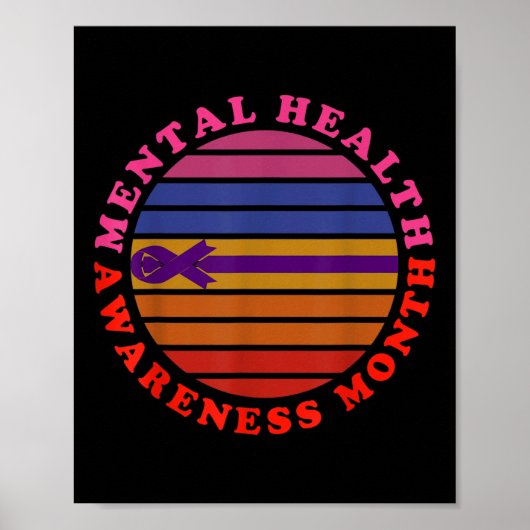 メンタルヘルス認識度月 ポスター (正面)