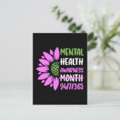 メンタルヘルス認識度月 ポストカード (スタンド正面)