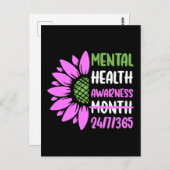 メンタルヘルス認識度月 ポストカード (正面/裏面)