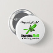 メンタルヘルス認識度月 缶バッジ (正面&裏面)