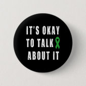 メンタルヘルス認識度話しても大丈夫 缶バッジ (正面)