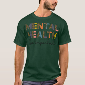 メンタルヘルス認識度週月日リボンサポート Tシャツ