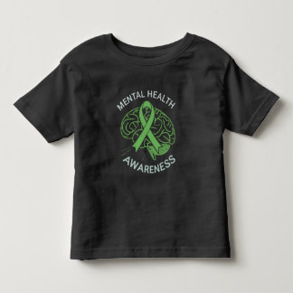 メンタルヘルス認識度2024，マインド問題フード付きスウェットシャツ トドラーTシャツ