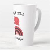 メンタルヘルス認識度 カフェラテマグ (右アングル)