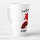 メンタルヘルス認識度 カフェラテマグ (左アングル)