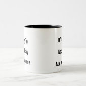 メンタルヘルス認識度 – 自己愛 – 大丈夫 ツートーンマグカップ (中央)
