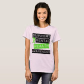 メンタルヘルス認識度 Tシャツ (正面フル)