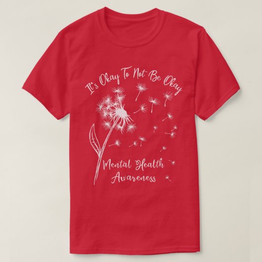 メンタルヘルス認識度D Tシャツ (デザイン正面)