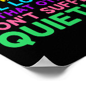 メンタルヘルス認識度Graphiを大声で治さなければならない ポスター (角)