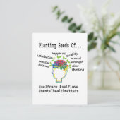 メンタルヘルス陽性 ポストカード (スタンド正面)