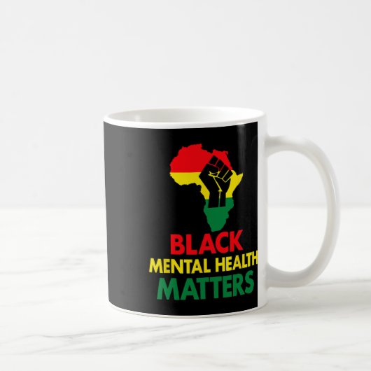 メンタルヘルス メンタルヘルス 自閉症 Awareness コーヒーマグカップ (右)