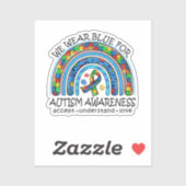 メンタルヘルス、ABAセラピスト、自閉症意識 シール (シート)